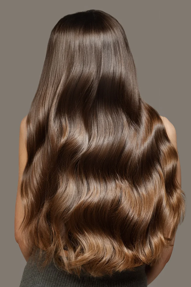 Long brown hair